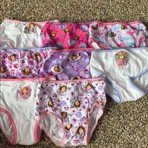 New Princess Sofia/Paw Patrol undies